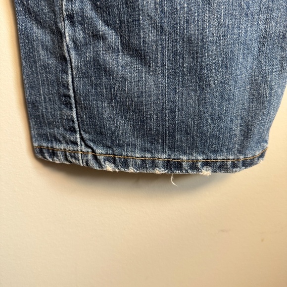 Levi's 505 Men's Medium Wash Blue Jeans Straight Leg Tag: 38x32 Casual Denim - Picture 2 of 16